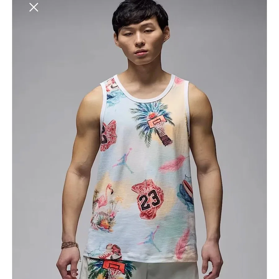Спортивная футболка с коротким рукавом Jordan Flight Essentials Flamingo Jersey Nike, Белый