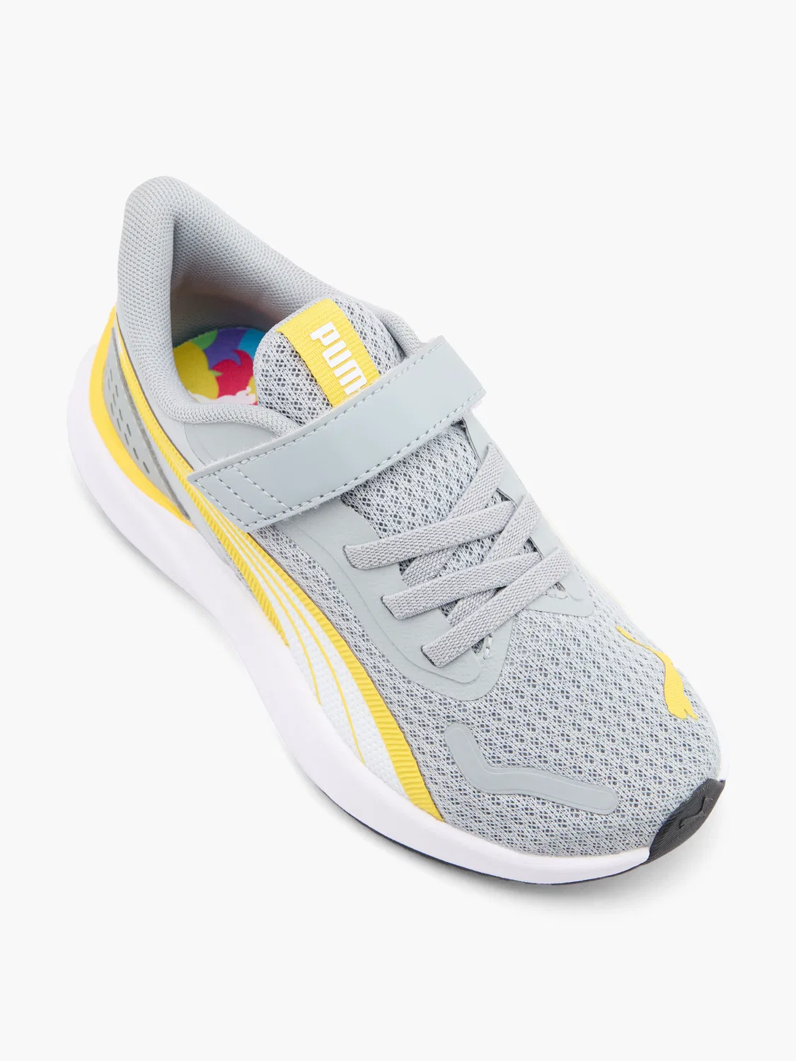 Детские кроссовки на липучках PUMA POUNCE LITE X DIKKA AC+ PS, серый — фото 2