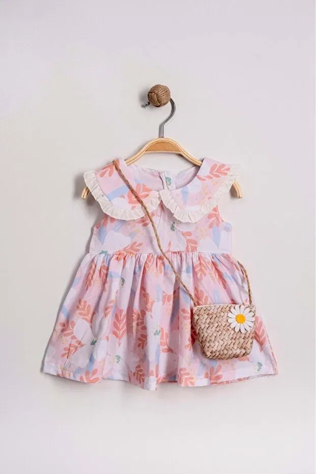 Детское платье для девочек хлопковое Mnk Baby&Kids, Powder