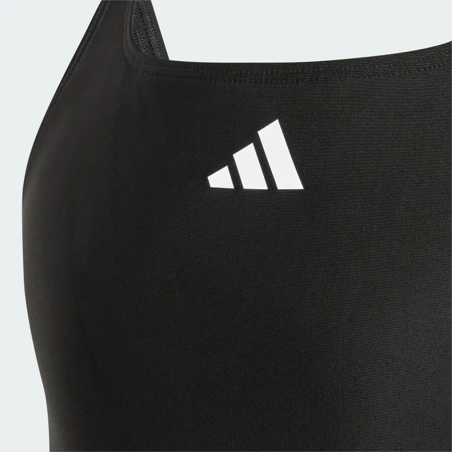 Спортивный купальник-бралетт ADIDAS PERFORMANCE «Бикини с V-образным вырезом и тремя полосками» черного цвета — фото 4