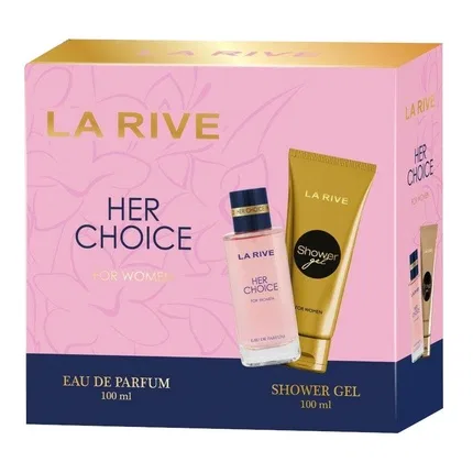Парфюмерная вода La Rive Her Choice, 100 мл + гель для душа 100 мл