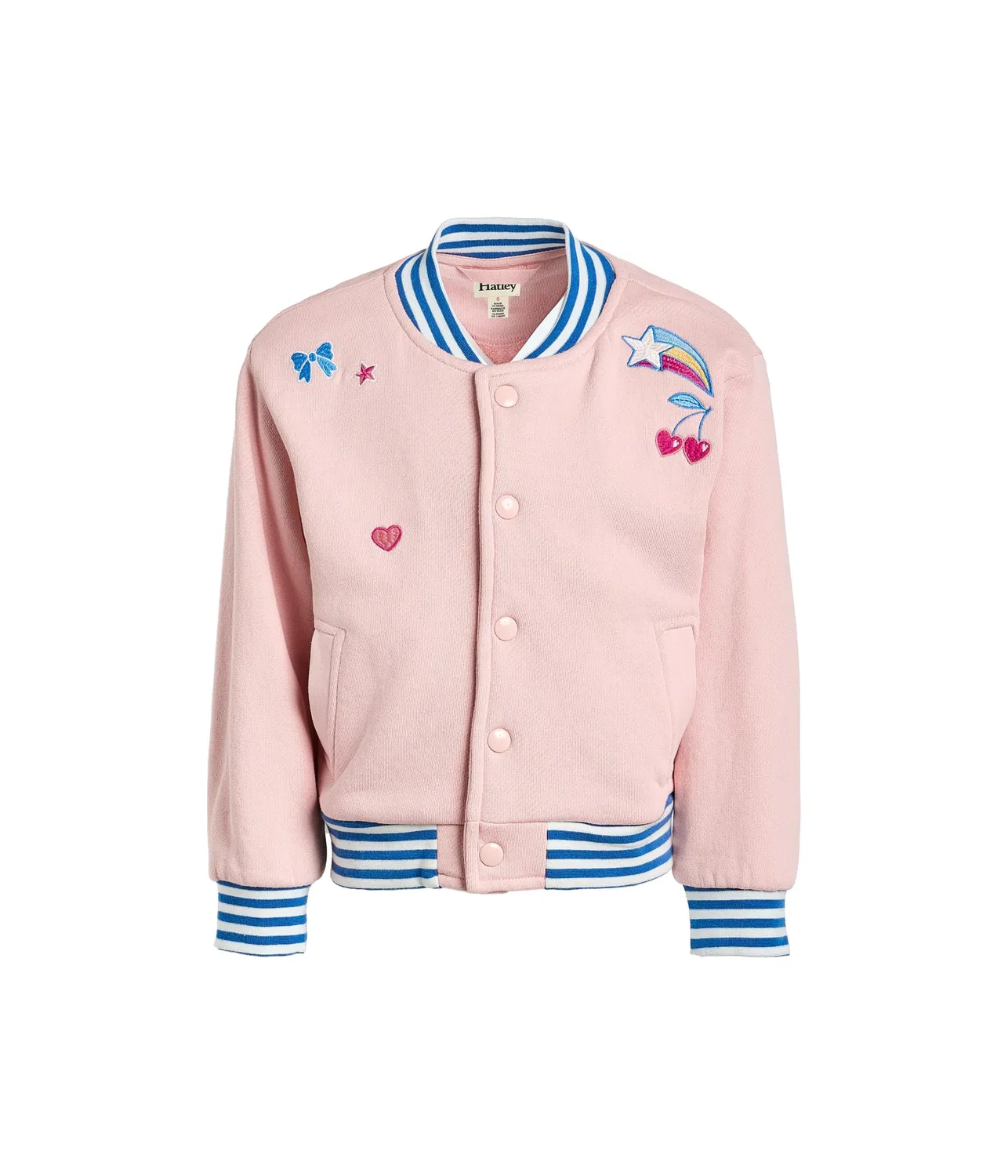 Куртка-бомбер Blossom Varsity Bomber (для малышей, маленьких и больших детей) Hatley Kids, Pink