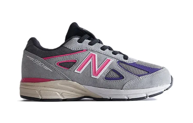 Детские кроссовки с низким верхом KITH x New Balance NB 990 V4 'United Arrows & Sons', New Balance, Black — фото 3