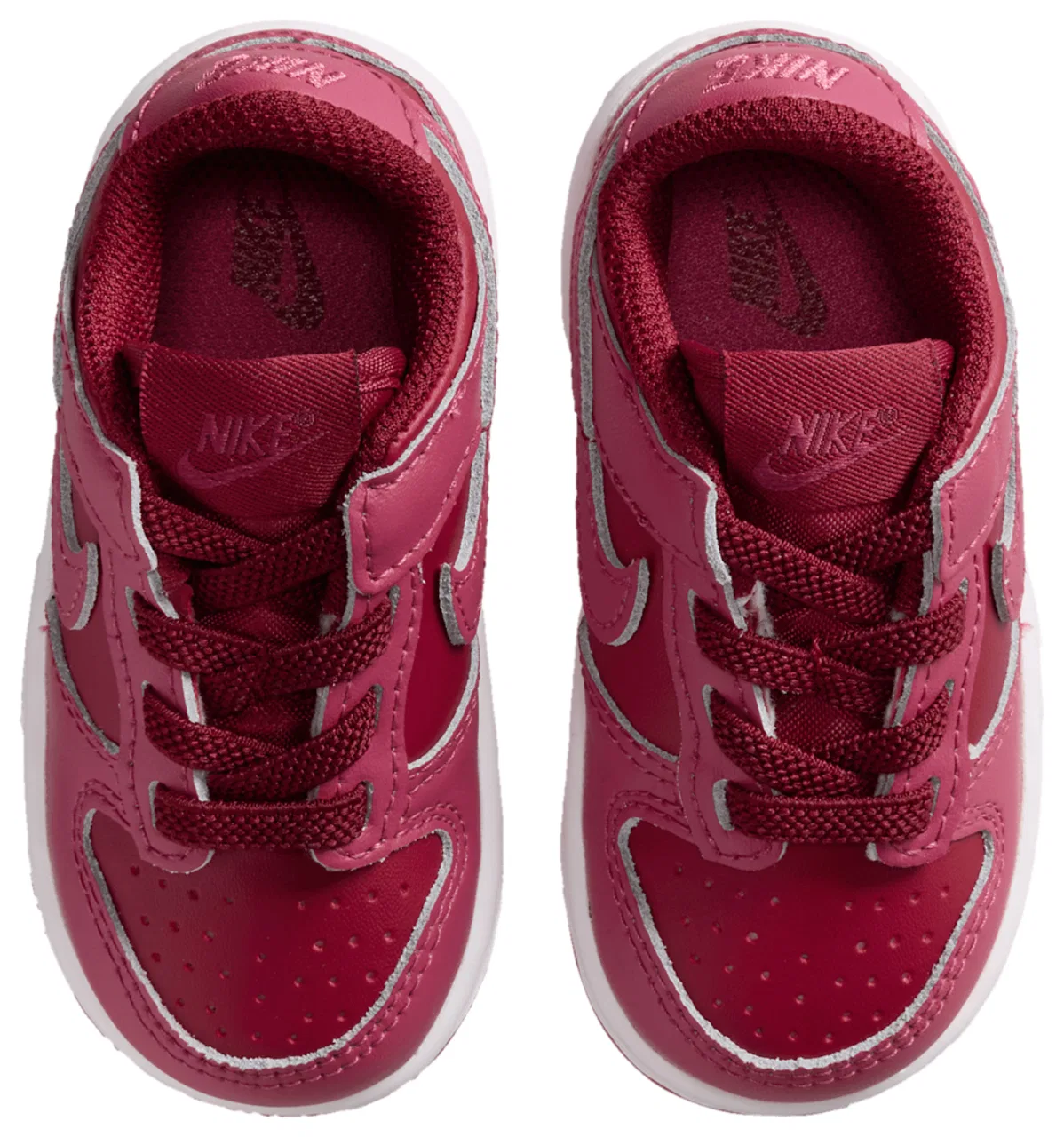 Кроссовки для мальчиков Dunk Low Nike, цвет Team Red/Sweet Beet/Sweet Beet — фото 4
