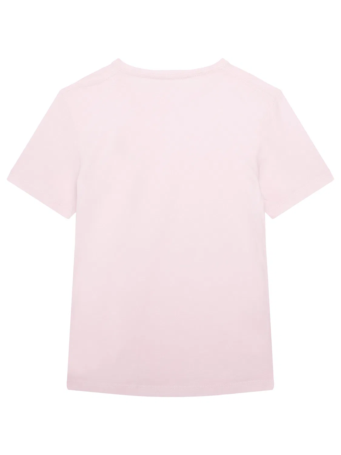 Футболка стандартного кроя для девочки Chest Monologo Calvin Klein Jeans, розовый — фото 2