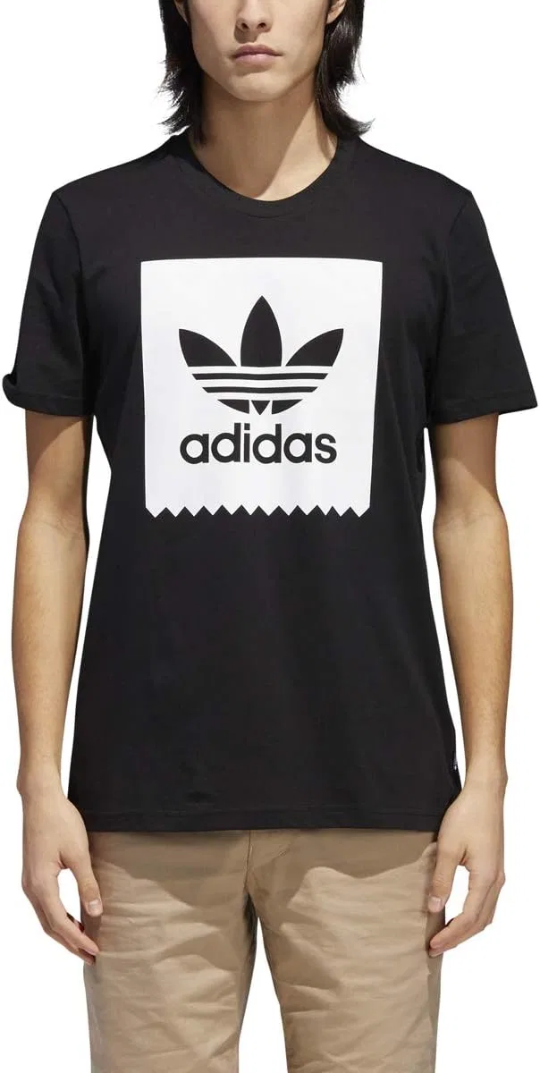Мужская футболка с логотипом adidas Originals Solid Bb Tee, Black/White