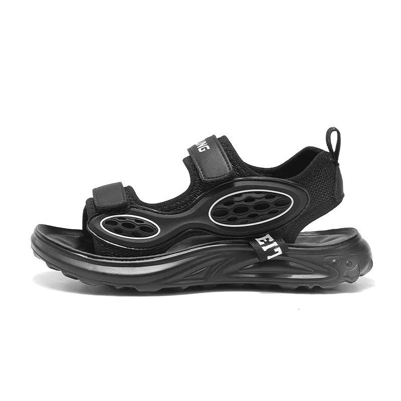 Детские сандалии из сетки и экокожи VENICEW, Black White