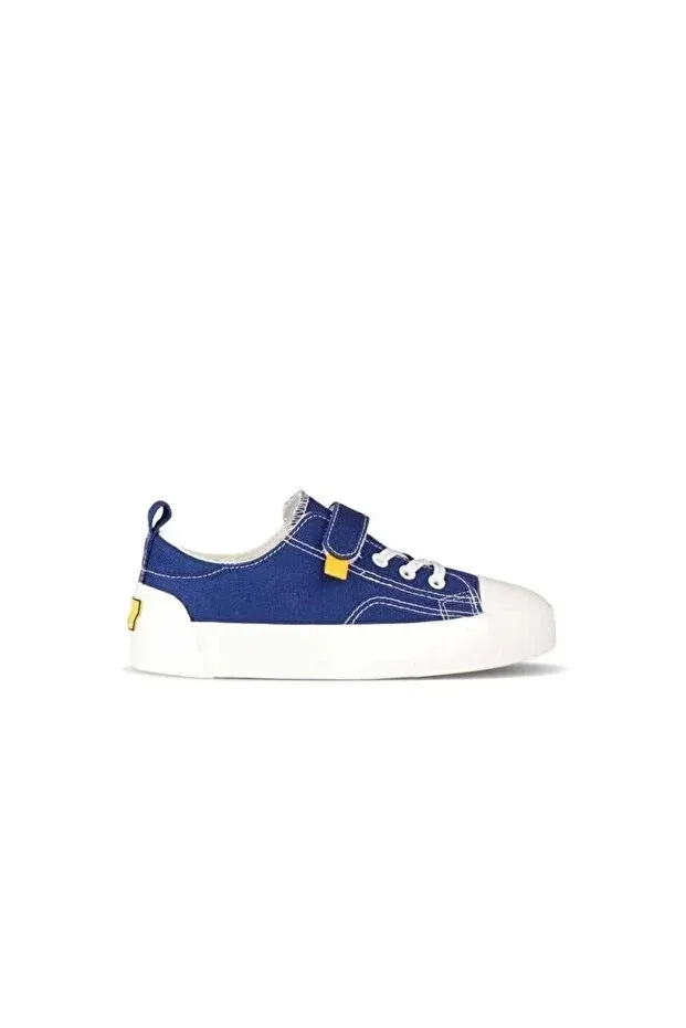 Детские ботинки для девочек льняные Vicco, Navy Blue