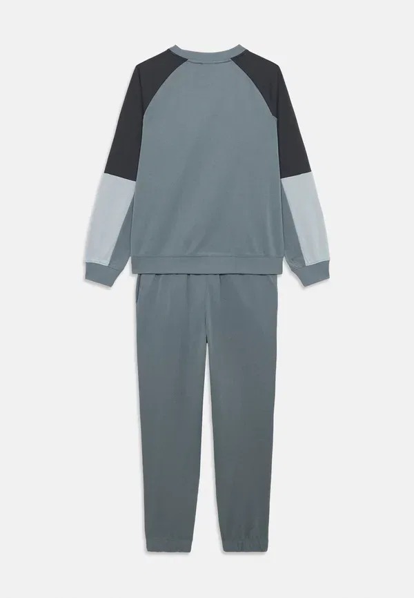 Спортивный костюм из полиэстера Nike Sportswear anthracite, lt smoke grey, white, белый/серый — фото 2