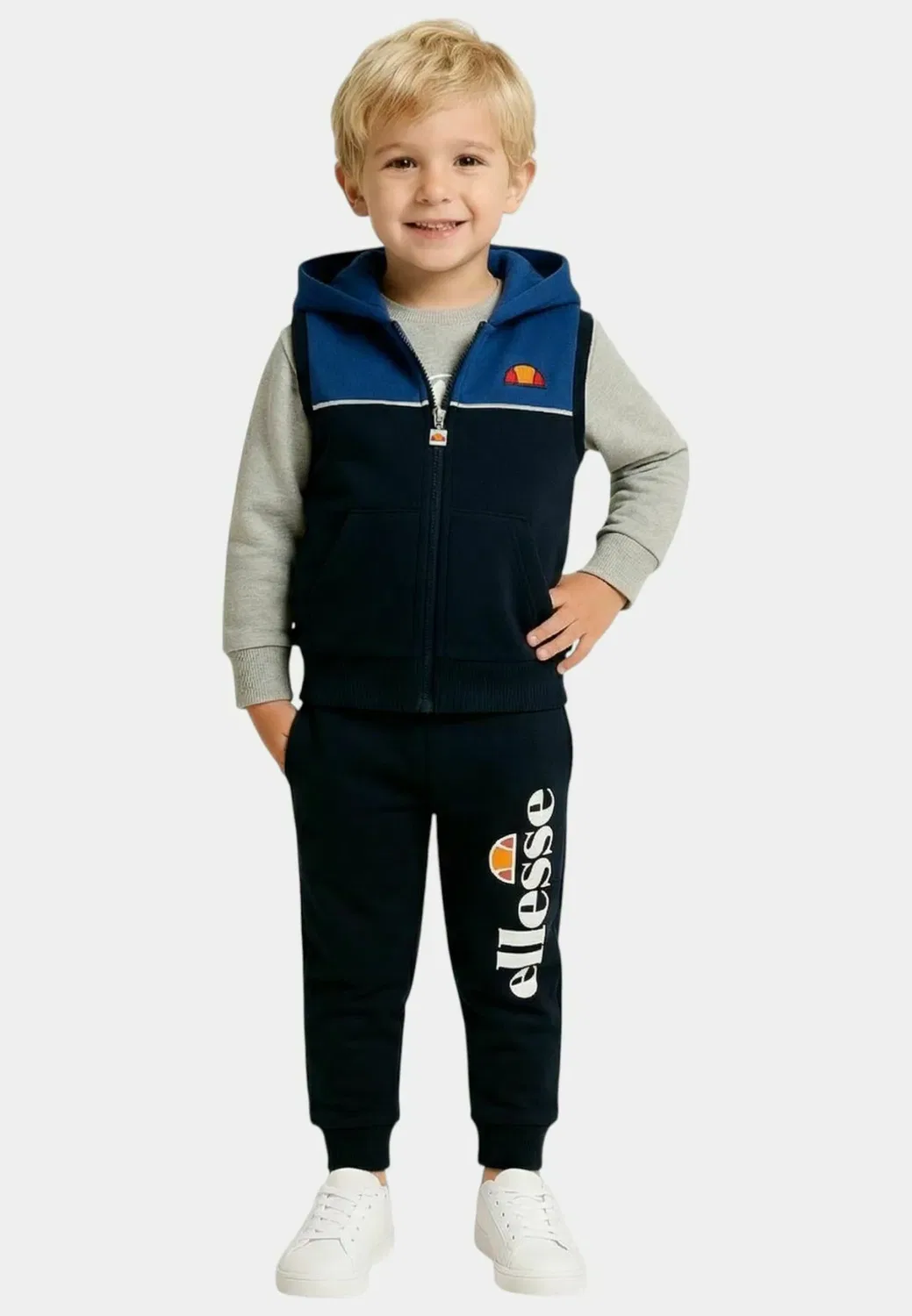Ensemble imprimé en - жилет Ellesse, Marine