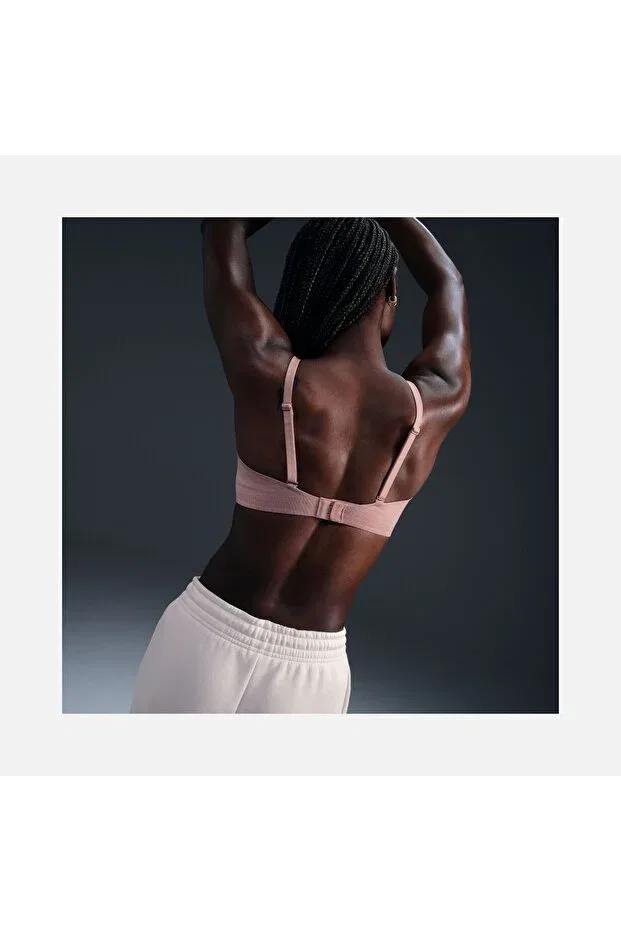Женское спортивный бра без рукавов Alate minimalist light-support Nike, Brown — фото 2