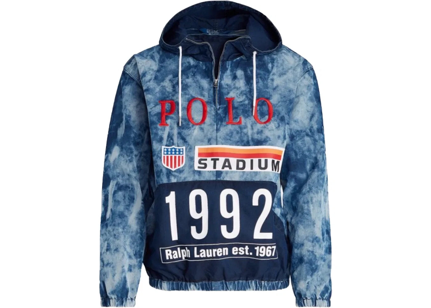Мужская куртка-пуловер с принтом Polo Ralph Lauren, Ridge Wash