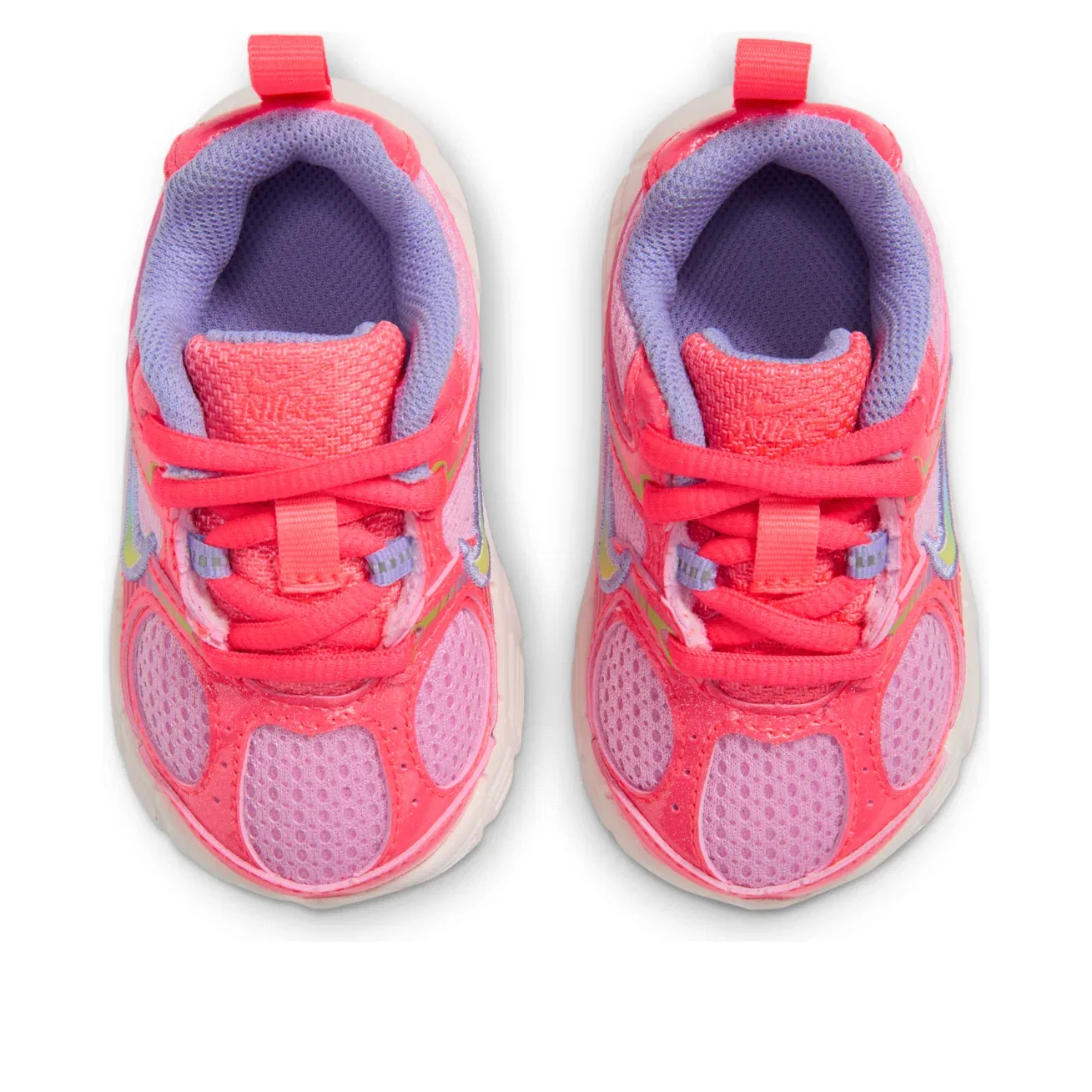 Детские кроссовки с сетчатым верхом V5 RNR 'Hot Punch Pink Rise' Nike, Hot Punch/Pink Rise/Light Thistle/Multi/Color — фото 3
