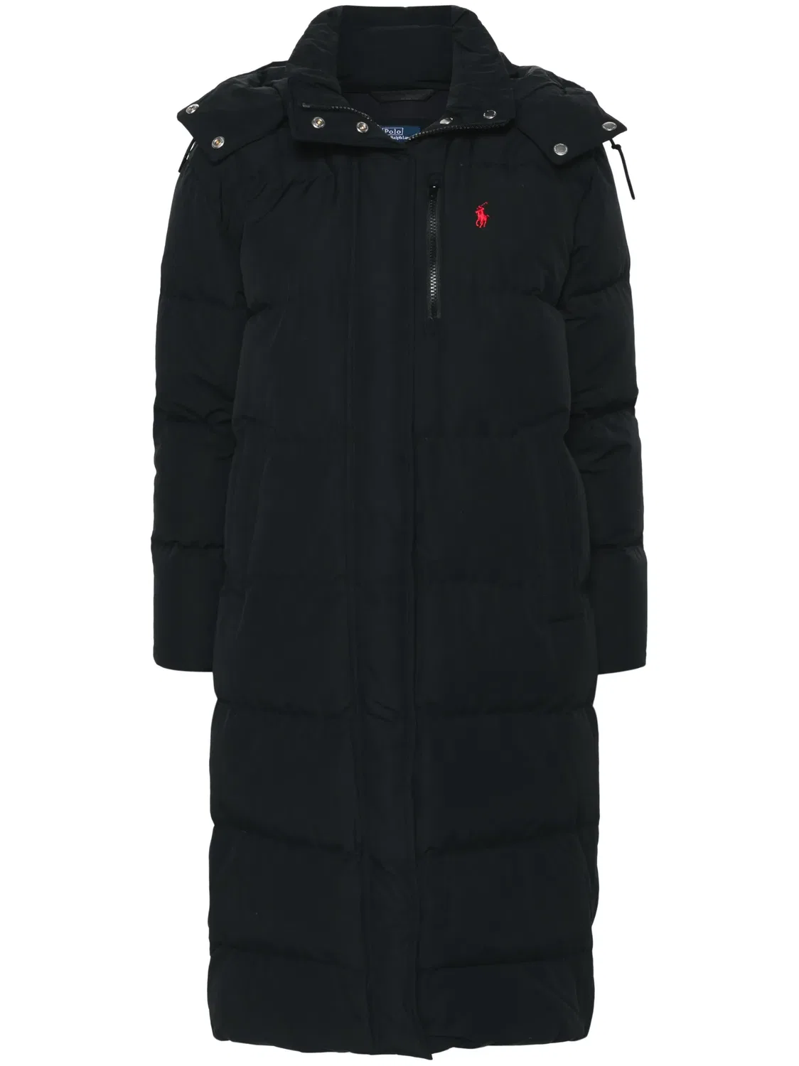 Пальто с вышитым логотипом Polo Pony Polo Ralph Lauren, черный