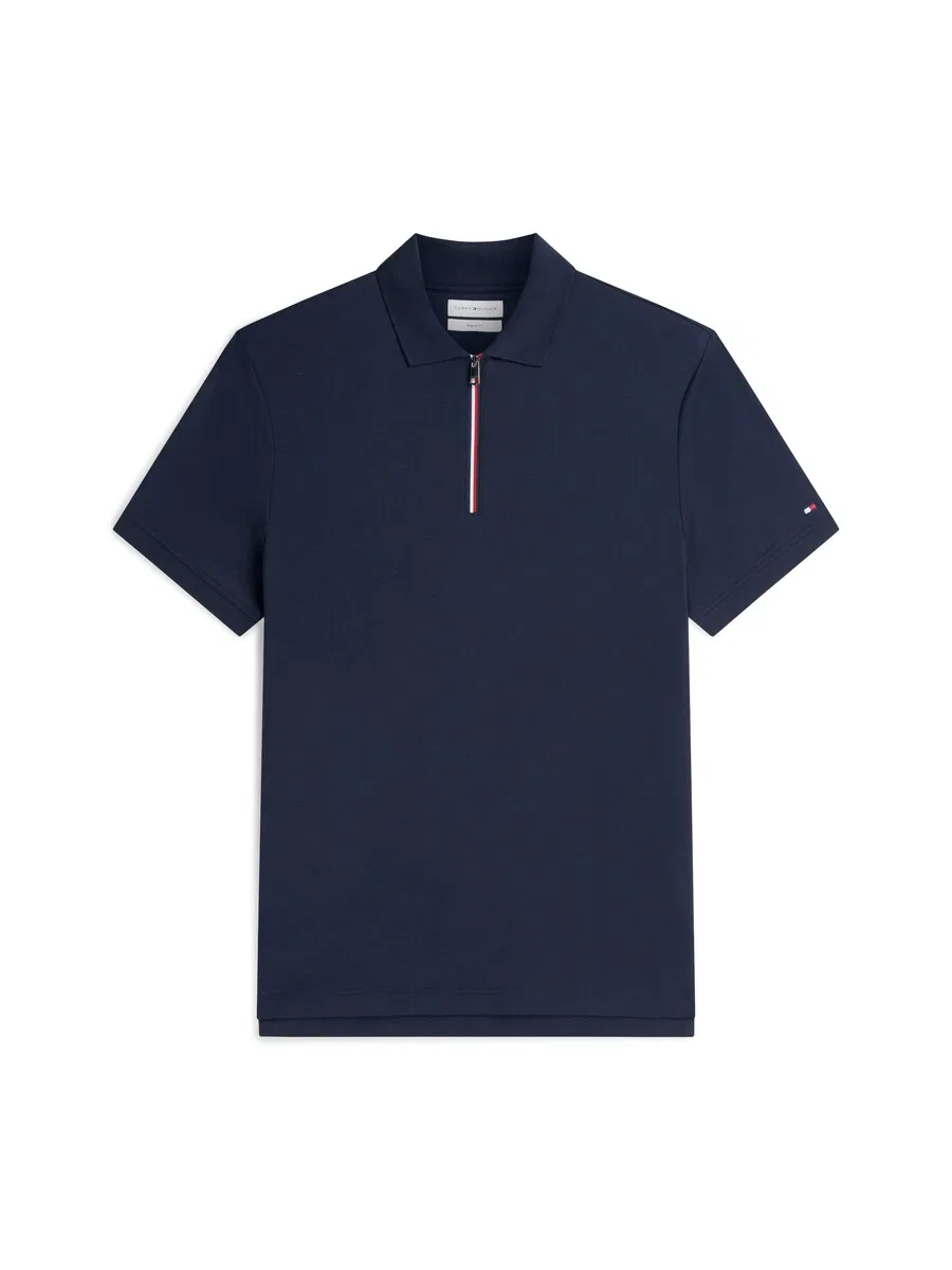 Футболка-поло TOMMY HILFIGER цвета морской волны