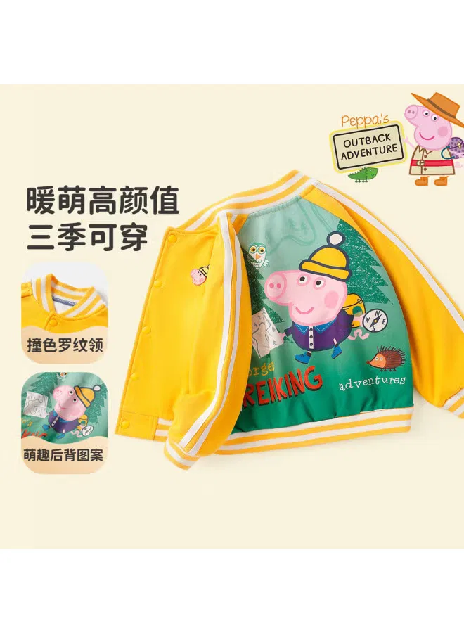 Кардиган детский универсальный Peppa Pig, абрикосово-желтый — фото 2