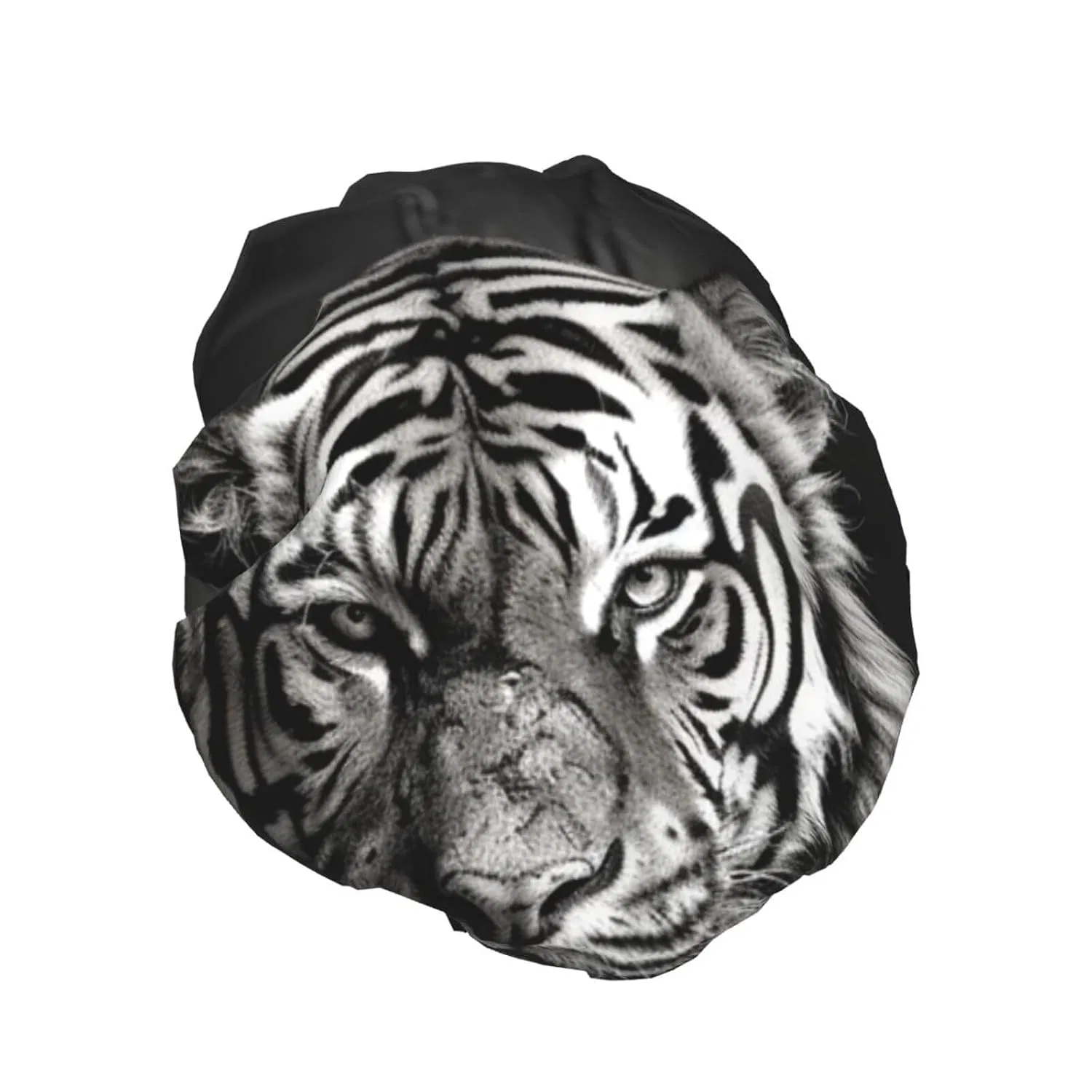 Двухслойная водонепроницаемая шапочка для душа, Resting Tiger, Schwarz Yxlymxdamai — фото 2