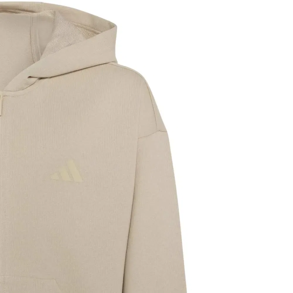 Толстовка на молнии Adidas Essentials Adidas, бежевый — фото 4