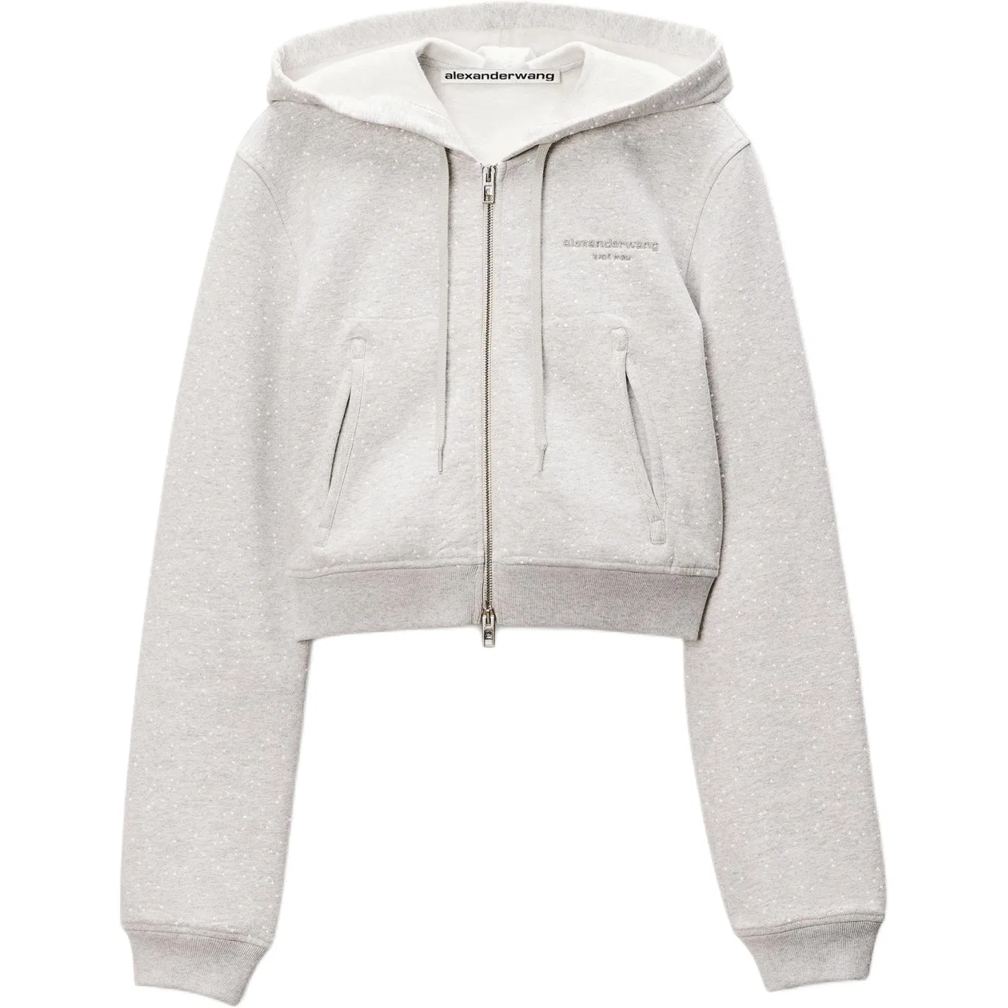 Свитшот женский с капюшоном Alexander Wang, Gray