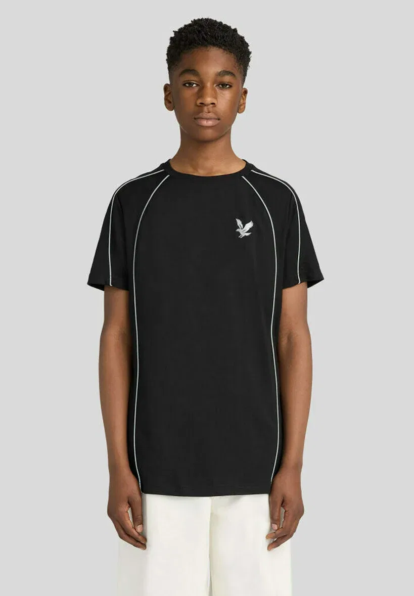 Футболки Ss со светоотражающей окантовкой - футболка с принтом Lyle & Scott, Z Jet Black — фото 2