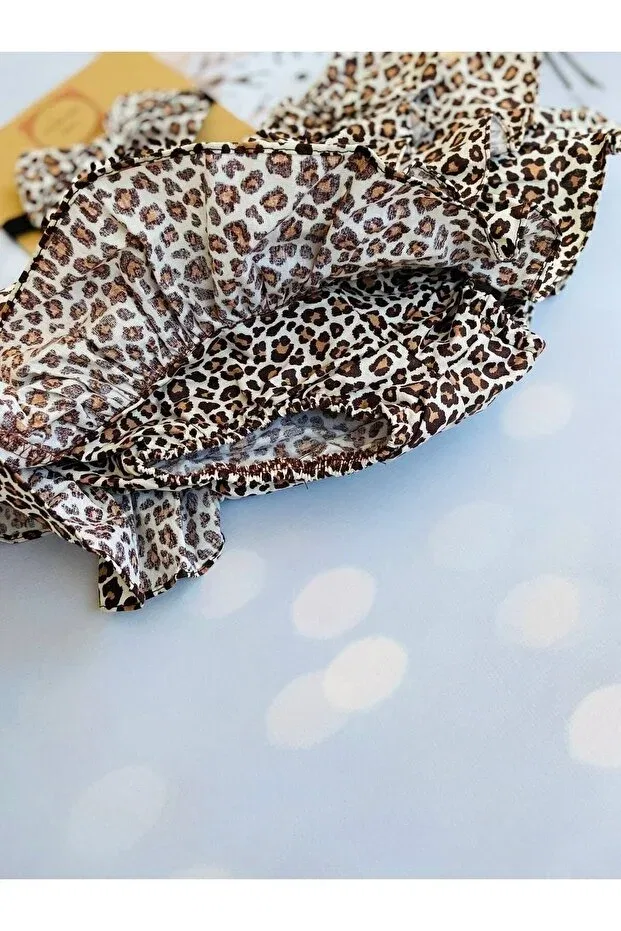 Детский комплект для девочек с принтом Leopard Mini Kids Baby, Leopard — фото 2