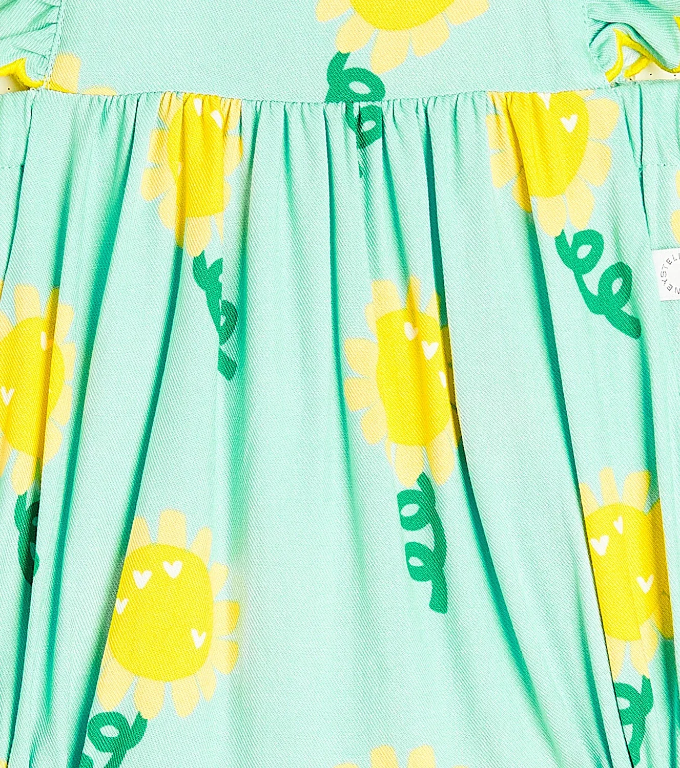 Детский боди с принтом Stella Mccartney Kids, черный — фото 3