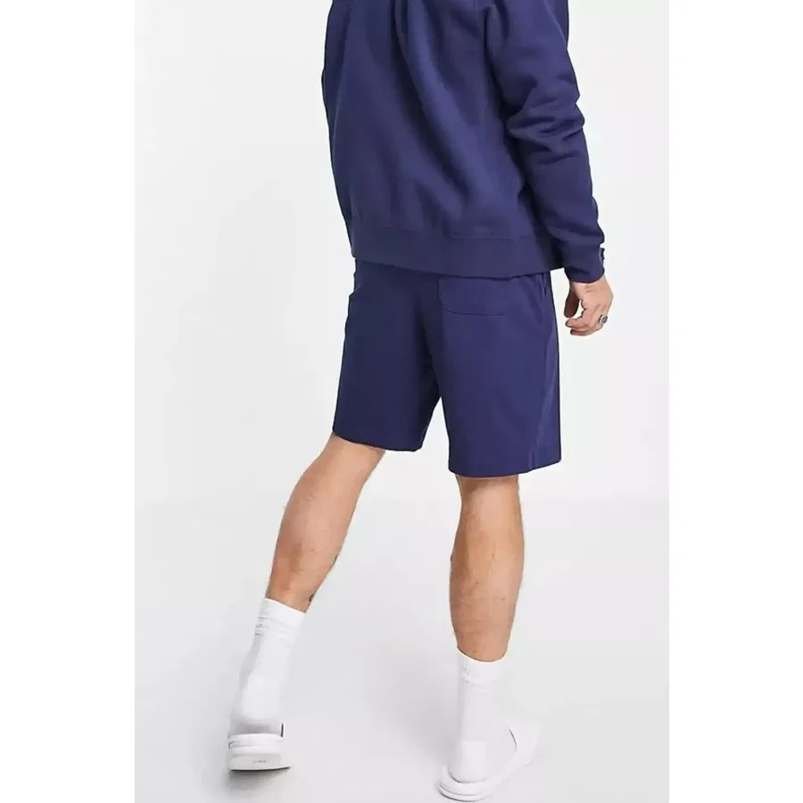 Шорты спортивные с принтом Sportswear Club Nike, Темно-синий — фото 4