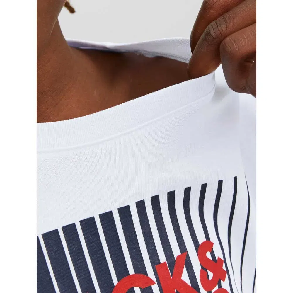Футболка с длинным рукавом Corp Logo Play Jack & Jones, белый — фото 4