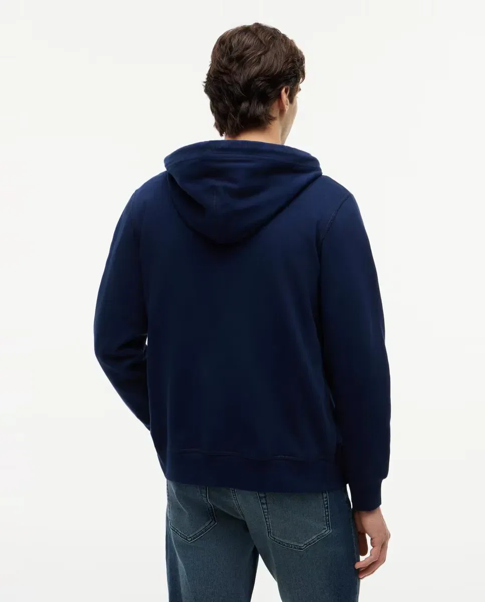 Мужская худи на молнии Tommy Hilfiger, Azul Marino — фото 2