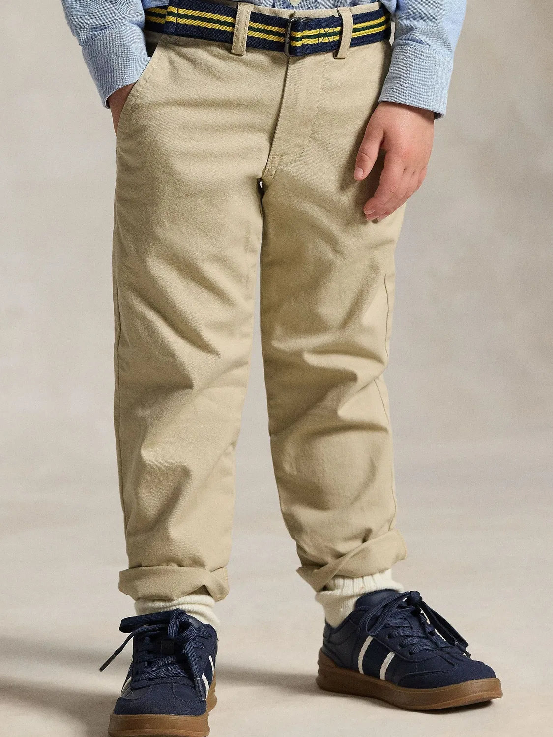 Чиносы из твила с эластичной тканью Polo Ralph Lauren, натуральный