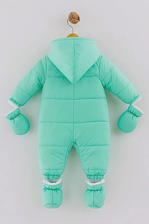 Детский комбинезон для новорожденных с принтом Dekubaby, Water Green — фото 2