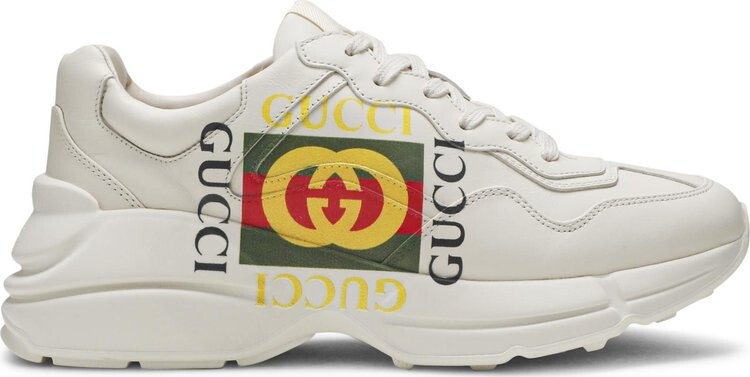 

Кроссовки Gucci Rhyton Leather Sneaker Vintage Logo, кремовый, Бежевый, Кроссовки Gucci Rhyton Leather Sneaker Vintage Logo, кремовый