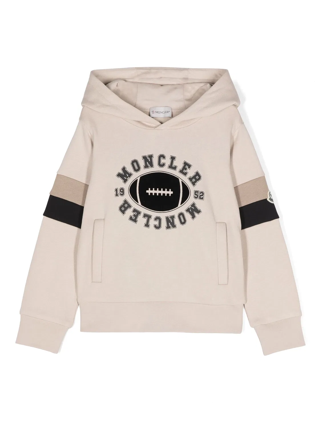 Худи с логотипом из хлопка MONCLER GENIUS, нейтральный