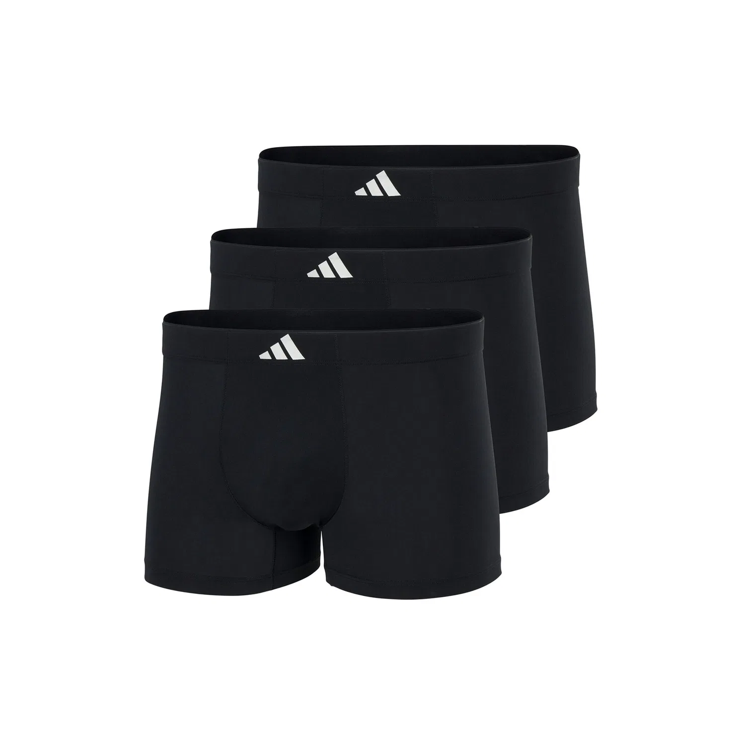 Мужские боксеры из микрофибры в упаковке 3 шт Adidas Originals, Black