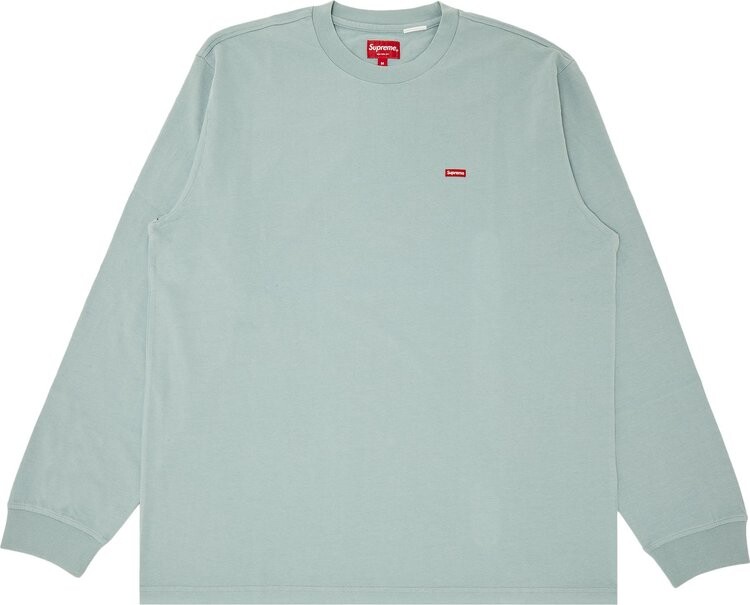 

Лонгслив Supreme Small Box Long-Sleeve Tee 'Light Slate', синий