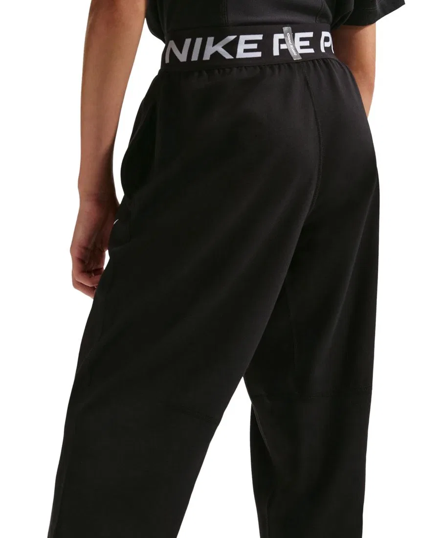 Спортивные брюки из флиса с технологией Dri-FIT Nike, Black White — фото 4