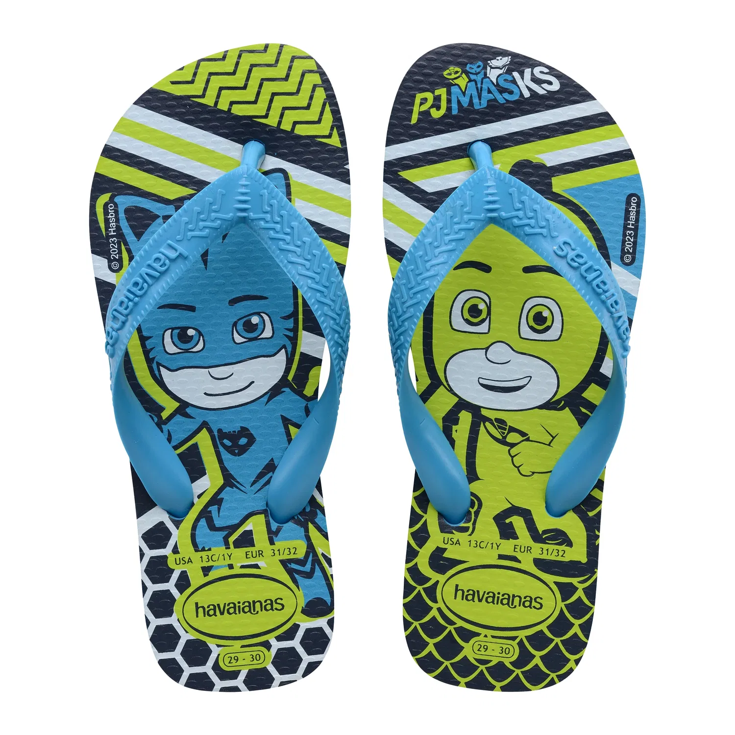 Детские сандалии с принтом PJ Masks Havaianas, синий