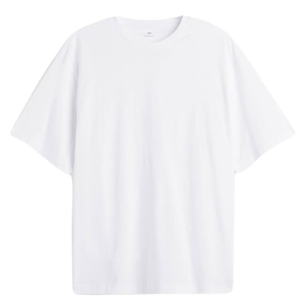 

Футболка H&M Relaxed Fit, белый (Размер 3XL)