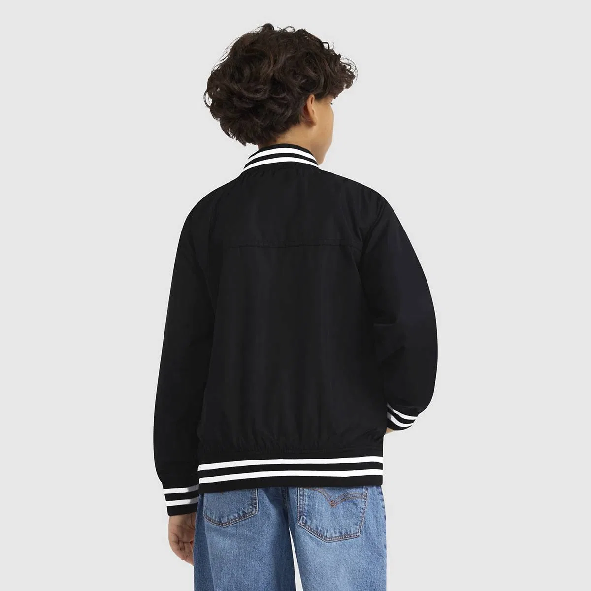Куртка-Бомбер на сетчатой подкладке, размеры для мальчиков 8-20 лет Levi's, Black Stretch — фото 3