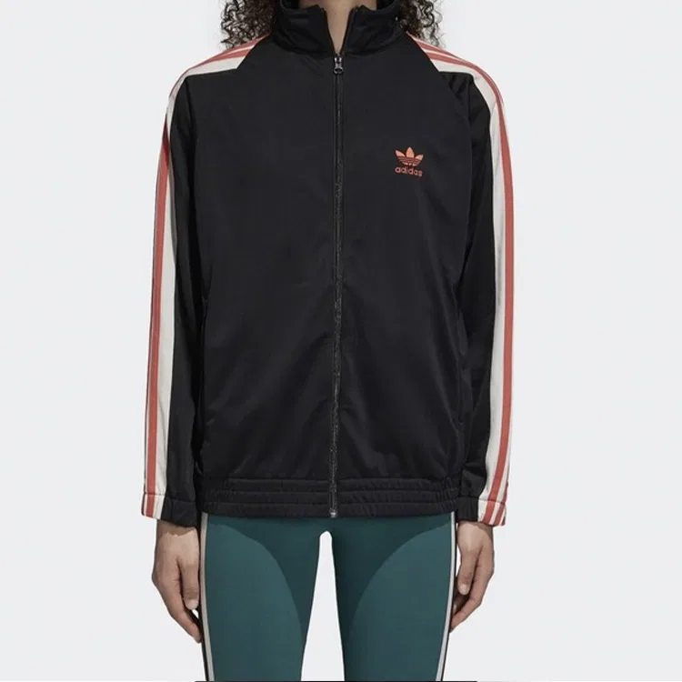Женская куртка с воротником-стойкой Trefoil Adidas Originals — фото 4