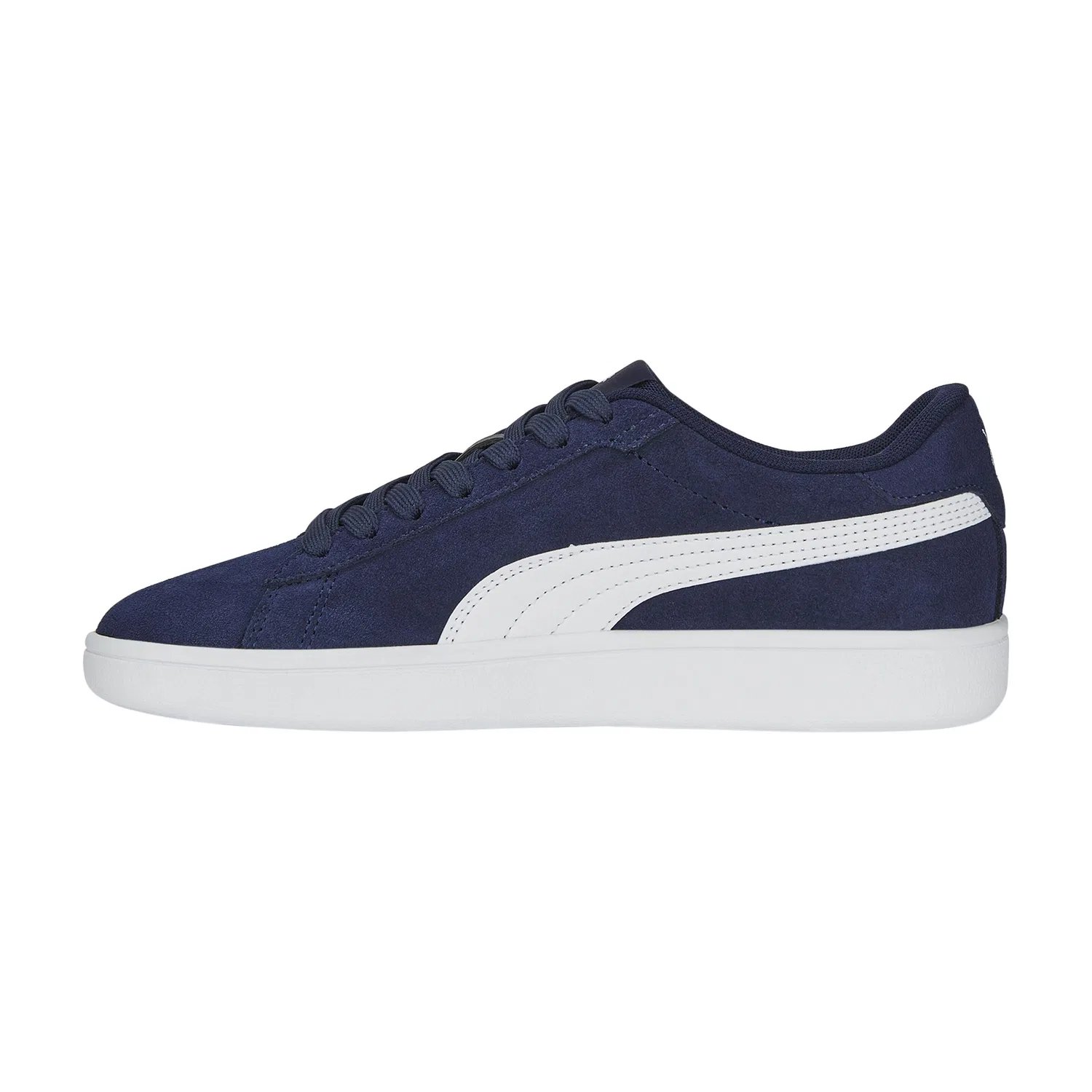 Детские кроссовки с кожаным верхом Smash 3.0 SD Jr Puma, Blau Weiss Blau
