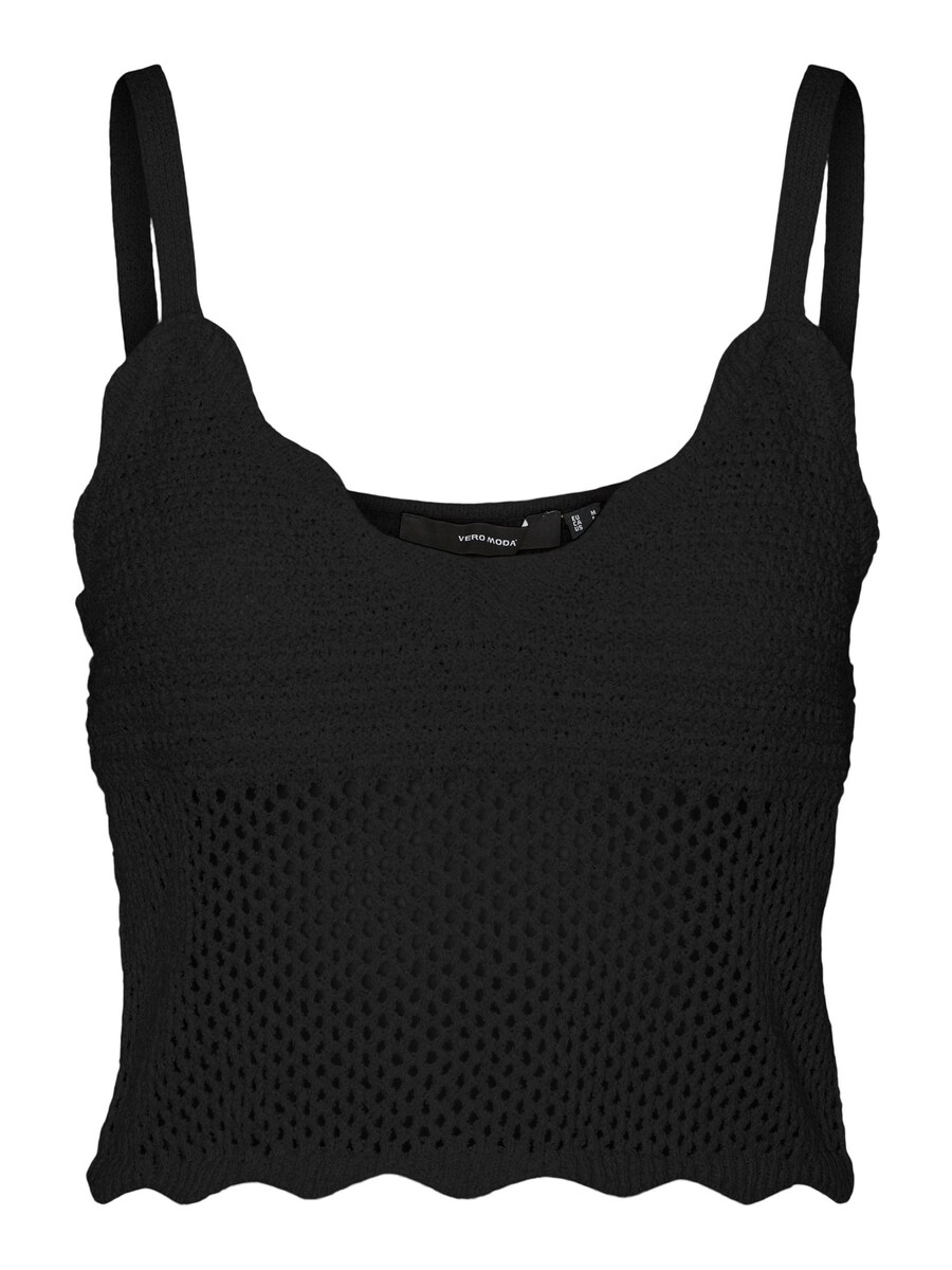 

Вязаный топ VERO MODA BORABORA, черный
