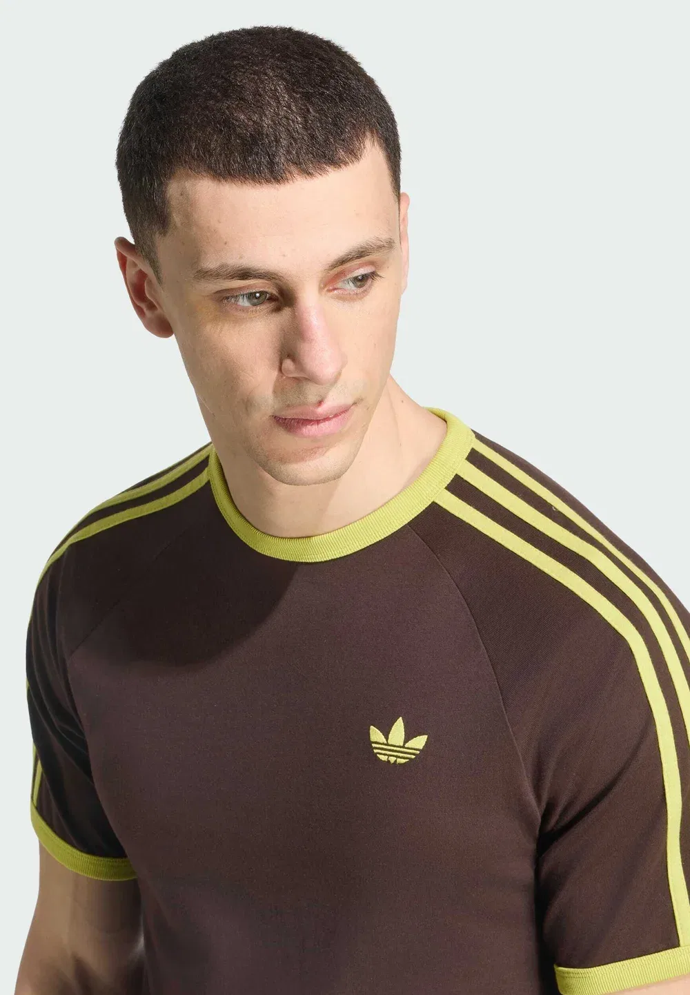 Простая футболка Adidas Originals, Aurora Coffee Preloved Lime — фото 3