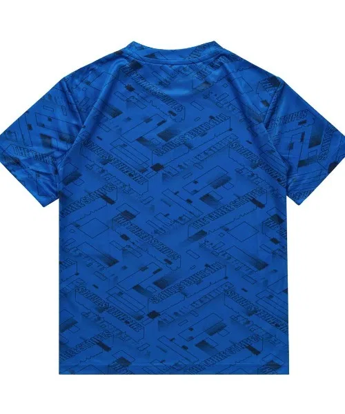 Детская футболка с коротким рукавом Adidas K_TRN AOP S/S T-Shirt, Red — фото 2