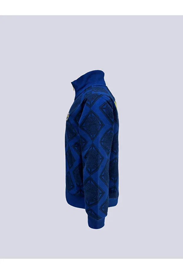 Детские свитшот для девочек с принтом Children'S Tribun Established 1907 Sweat Fenerium, Saks Blue — фото 4