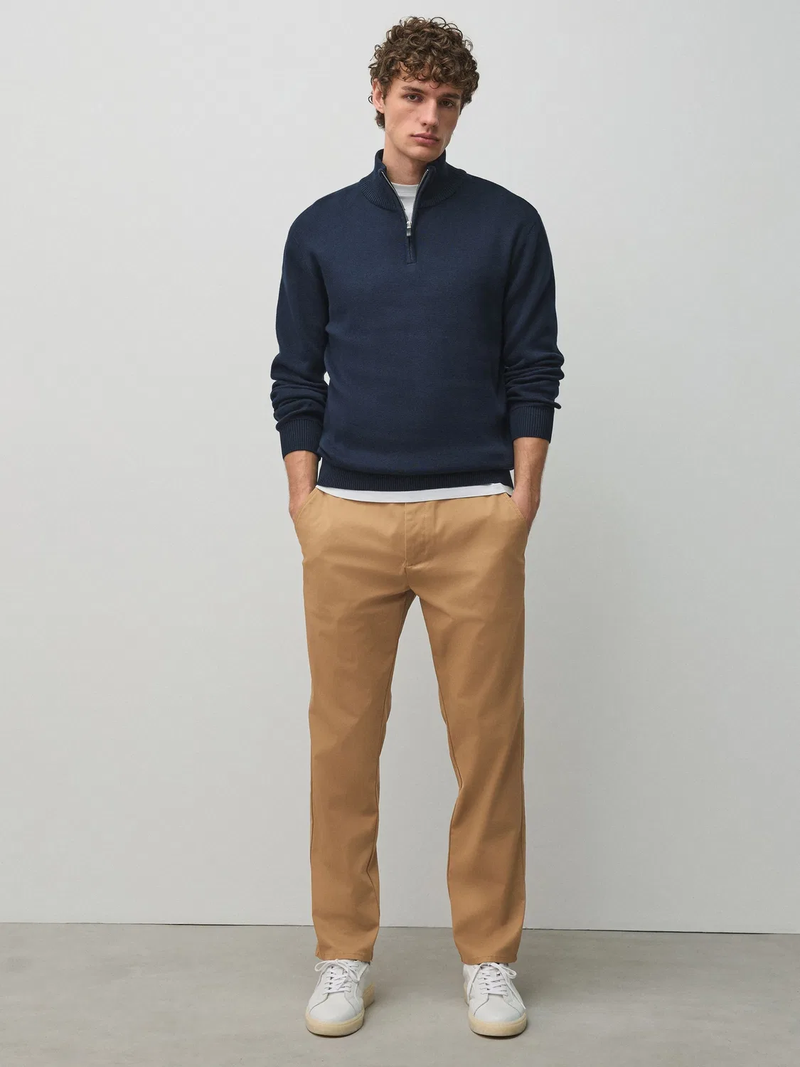 Брюки чинос Slim Fit Ochre Yellow Next
