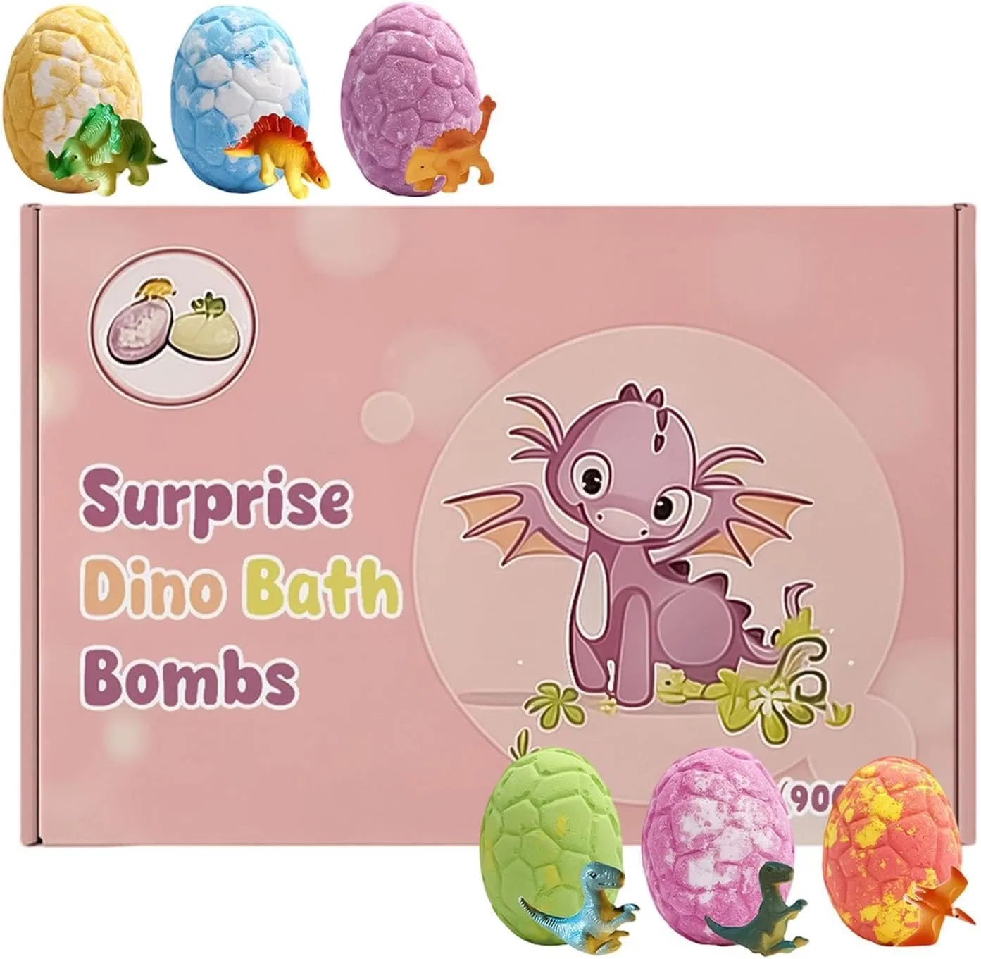 Бомбочки для ванны Dinosaurier 6 штук Generisch
