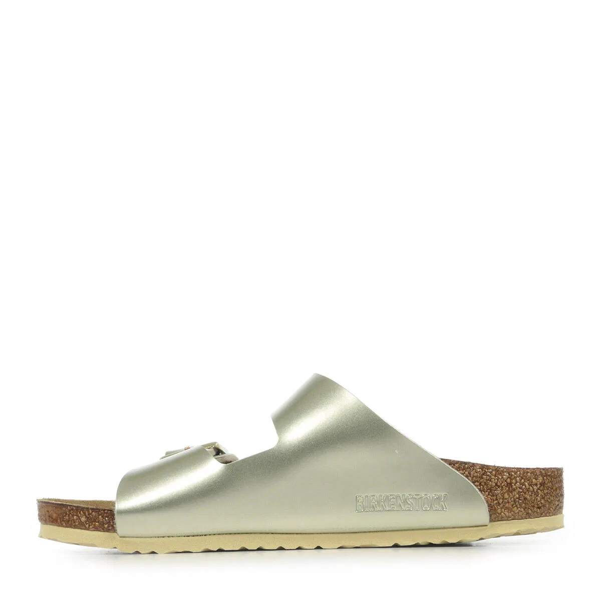 Детские сандалии-флипфлопы с двумя ремешками Arizona Kids BF Birkenstock, Gold — фото 4