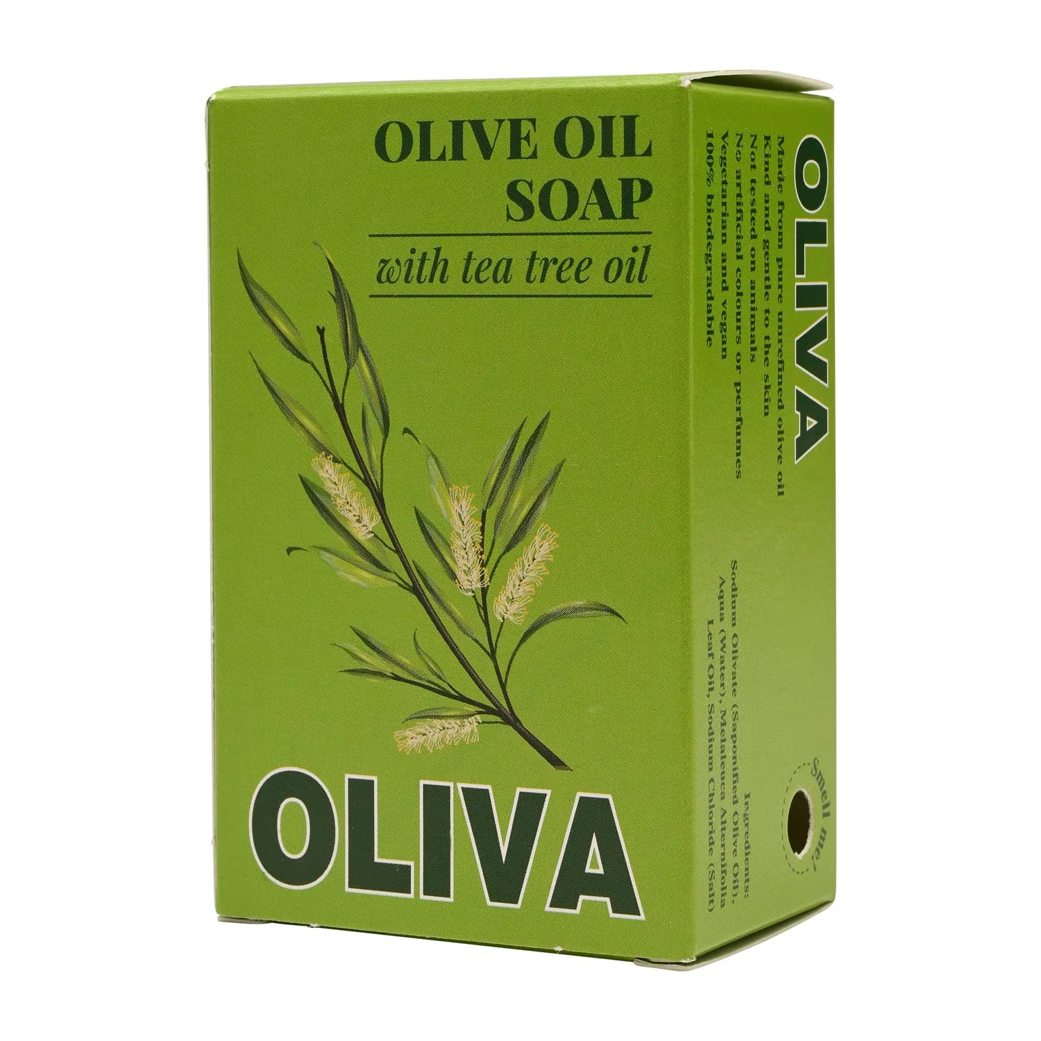 Мыло с оливковым маслом и чайным деревом Oliva, 100 г, Creamy — фото 4