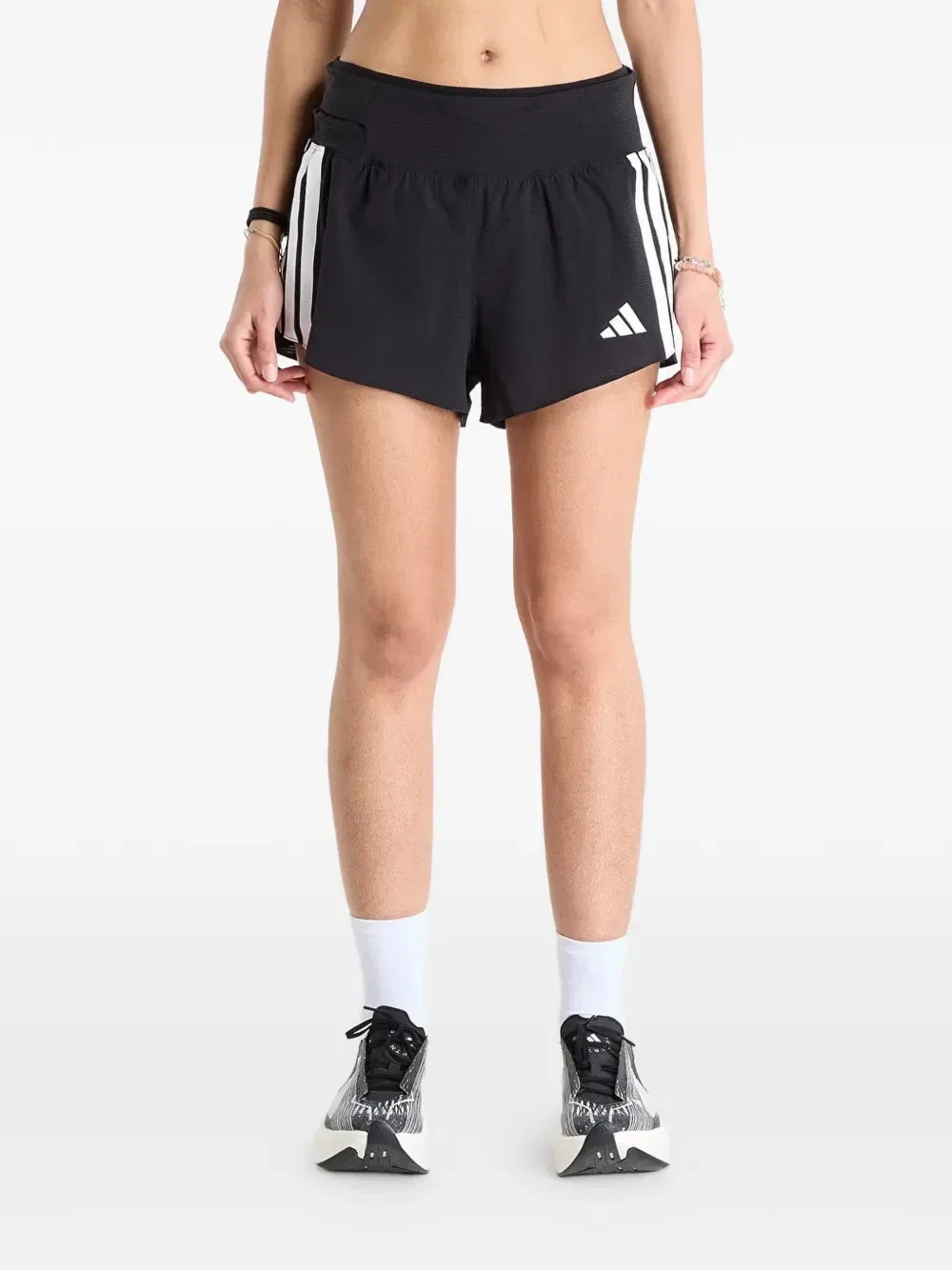 Спортивные шорты Climacool с лампасами Adidas, черный